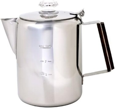 Chinook Timberline 9 Cup Stainless Steel Coffee Percolator