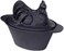 Vogelzang US Stove Kettle Chicken Steamer, For Use with Hot Stove, Cast Iron, Black