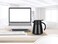 Luvan 304 18/10 Stainless Steel Thermal Carafe/Double Walled Vacuum Insulated Coffee Pot with Press Button Top,24+ Hrs Heat&amp;Cold Retention,BPA Free,for Coffee,Tea,Beverage etc (Black)