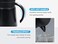 Luvan 304 18/10 Stainless Steel Thermal Carafe/Double Walled Vacuum Insulated Coffee Pot with Press Button Top,24+ Hrs Heat&amp;Cold Retention,BPA Free,for Coffee,Tea,Beverage etc (Black)