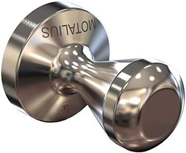 Motalius 58mm Espresso Tamper - Solid Unibody Design - 100% Stainless Steel - 58 mm Flat Base - Ground Coffee Tamper