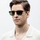Carfia Metal Mens Sunglasses Polarized UV400 Protection for Driving Fishing Hiking Golf CA5225