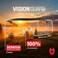 NoCry Over-Glasses Safety Glasses - with Clear Anti-Scratch Wraparound Lenses, Adjustable Arms, Side Shields, UV400 Protection, ANSI Z87 &amp; OSHA Certified, Black and Orange Frames