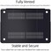 UESWILL UESWILL Smooth Soft-Touch Matte Hard Case Cover for MacBook Pro 15" with Retina Display (NO Touch Bar,NO CD-ROM)(Model:A1398) + Microfibre Cleaning Cloth, Black