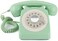 GPO Retro 746 Rotary - Vintage Telephone, Nostalgic, Classic Style, Curly Cord, Home, Office, Landline Phone, Traditional Bell Ring Tone Mint