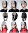 SIGGI Mens Rabbit Fur Russian Trapper Hat Black O/S Medium 69185_black