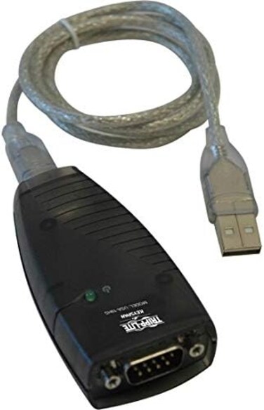 Tripp Lite Keyspan High-Speed USB to Serial Adapter, PC &amp; Mac (USA-19HS)- Black