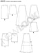 New Look 6053 Misses' Skirts Sewing Pattern, Size A (8-10-12-14-16-18)
