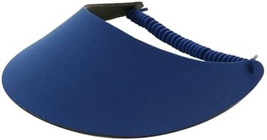 MG Women's Cotton Solid String Sun Visor Hat