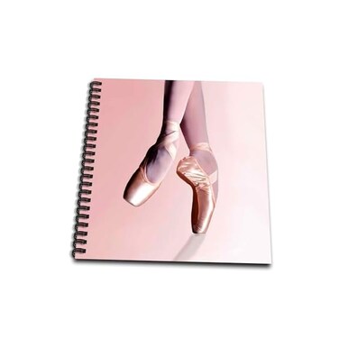 by 
		 3dRose 3dRose db_1277_1 Ballet Slippers Drawing Book, 8 by 8-Inch