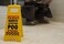 Boxer Gifts Deeply Satisfying Poo in Progress Novelty Toilet Humour Warning Sign   Hilarious Secret Santa Gift for Him, Yellow, 11.8cm x 25cm