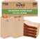 DURO ID# 18402 2# SOS Bag 30# 100% Recycled Natural Kraft 500pk 4-5/16 x 2-7/16 x 7-7/8