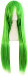 MapofBeauty (Fluorescent Green) - 32" 80cm Long Straight Anime Costume Cosplay Wig Party Wig (Fluorescent Green)