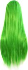 MapofBeauty (Fluorescent Green) - 32" 80cm Long Straight Anime Costume Cosplay Wig Party Wig (Fluorescent Green)