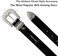 JASGOOD Women Leather Belts Ladies Vintage Western Design Black Waist Belt for Pants Jeans Dresses