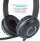 Cyber Acoustics Stereo USB Headset (AC-5008A), in-line Controls for Volume &amp; Mic Mute, Adjustable Mic Boom for PC &amp; Mac, Perfect for Classroom or Home