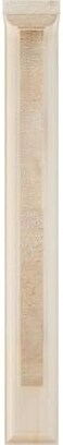 Ekena Millwork BKT01X12X12CRRW 1 1/2-Inch W by 12-Inch D by 12-Inch H Crendon Wagon Wheel Bracket, Rubber Wood