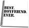 3dRose db_151478_1 Best Boyfriend Ever-Fun Romantic Love Dating Gifts for Him-for Anniversary or Valentines Day-Drawing Book, 8 by 8-Inch