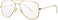 COASION Classic Non prescription Aviator Glasses Clear Lens Metal Frame Eyewear for Men Women