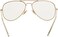 COASION Classic Non prescription Aviator Glasses Clear Lens Metal Frame Eyewear for Men Women