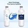 GLACIER FRESH Water Filter LT1000PC Replacement for Refrigerator, Compatible with LT1000PC/PCS, LT1000PC, LT-1000PC, MDJ64844601, ADQ747935 ADQ74793504 Water Filter (3 Pack)