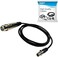 HQRP 4-Pin Mini Connector (TA4F) to XLR(F) Connector Microphone Adapter Cable Compatible with Shure WA310 Replacement