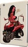 E-Stand Yeah! Graphic Back Cover for iPad mini, Biker Girl Rocking Jelly Bean - White (RJB-BIKER-MINI-WT)
