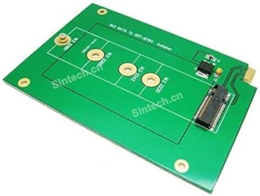 بطاقة اس اس دي SATA من Sintech M.2 (NGFF) SATA تشير إلى WD Blue UltraSlim SATA 3 SFF-8784 HDD WD5000MPCK