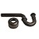 مصيدة مياه Westbrass D400-1-12، مقاس 1-1/2 بوصة × 1-1/2 بوصة، برونز مصقول بالزيت