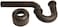 مصيدة مياه Westbrass D400-1-12، مقاس 1-1/2 بوصة × 1-1/2 بوصة، برونز مصقول بالزيت