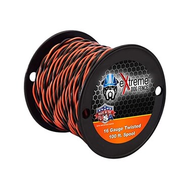 Extreme Dog Fence 100ft Spool 16AWG Heavy Duty Solid Core Twisted Wire Compatible with all Brands