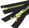 YaHoGa 30 Inch Brass Separating Jacket Zipper Heavy Duty Metal Zipper for Men's Jackets Coats Sewing Crafts (30" Right Hand)