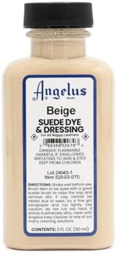 Angelus Suede Dye, 3 oz, Beige