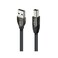 أوديو كويست كيبل كربون USB A-B بطول 5 قدم، USB B ذكر، أسود (5 قدم، USB A، USB B، 2.0، ذكر/ذكر، أسود)