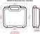ArtBin 6972AB 10 inch Quick View Deep Base Carrying, Portable Art &amp; Craft Organizer with Handle, [1] Plastic Storage Case, Translucent, Open