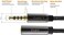 Zeskit Zeskit AU112 Braided Nylon 12 Feet Premium Audio Cable - 3.5mm 4 Poles Jack (Male to Female)