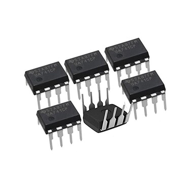 TEXAS INSTRUMENTS (( 6 Pieces )) UA741CP IC OPAMP GP 1MHZ SGL LP 8DIP 741 UA741, IC OPAMP GP 1MHZ 8DIP, Linear - Amplifiers - Instrumentation, OP Amps, Buffer Amps