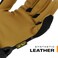Mechanix Wear: Material4X قفازات مصنوعة من الجلد الصناعي الأصلي - مقاومة للتآكل (متوسط، بني/أسود)