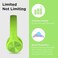 LilGadgets Connect+ Pro Wired Kids Headphones for School with Microphone, Volume Limiting &amp; Noise Cancelling Over-Ear Headset with Cord, SharePort Technology &amp; SoftTouch Padding, Green
