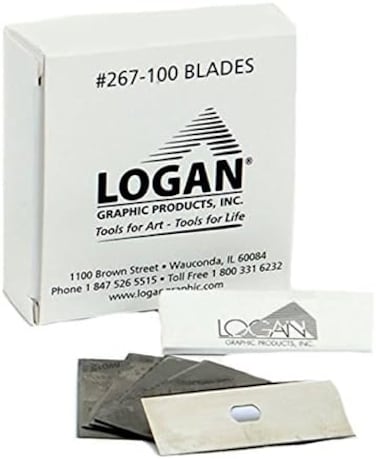 شفرات قص سجادة 267-100 من Logan Graphics من 100 للاستخدام مع Logan Use مع البلاتينيوم وسلسلة حافة ماكينة التشذيب الدقيقة