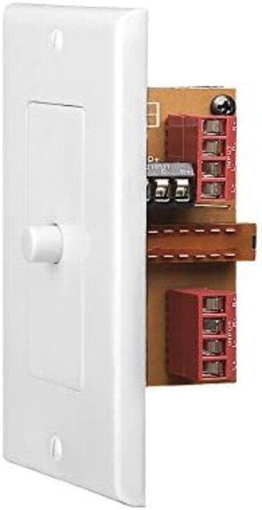 او اس دي اوديو مفتاح اختيار مكبر الصوت A/B داخل الحائط AB12، ابيض، لوزي، عاجي