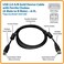 تريب لايت كابل USB 2.0 عالي السرعة A/B مع اختناقات الفريت (M/M)، 1.8 متر (U023-006)، أسود