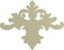 Ekena Millwork 9 1/2"W x 7 1/4"H x 1"P Amelia Onlay