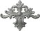 Ekena Millwork 9 1/2"W x 7 1/4"H x 1"P Amelia Onlay