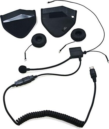 iMC Motorcom HS-H110P Full-Face Helmet Headset for 7 Pin Harley Davidson Audio Systems