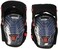 McGuire-Nicholas 30511-1 Pro Hinge Floor Walker Gel Gripper Protective Work Knee Pads, Non-Marring Knee Pads for Flooring, Construction, Painting, Welding, Plumbing Black/Clear