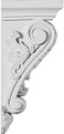 Ekena Millwork COR05X05X12DA W x 5 3/8" D x 12 1/4" H Damon Corbel, Primed