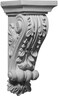 Ekena Millwork COR05X05X12DA W x 5 3/8" D x 12 1/4" H Damon Corbel, Primed