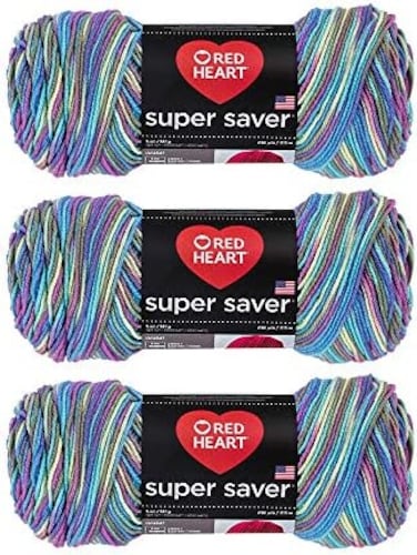 Red Heart Bulk Buy: Super Saver Yarn (3-Pack) Monet E300-310