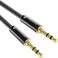 Syncwire 3.5mm Nylon Braided Aux Cable (3.3ft/1m,Hi-Fi Sound), Audio Auxiliary Input Adapter Male to Male AUX Cord for Headphones, Car, Home Stereos, Speaker, iPhone, iPad, iPod, Echo &amp; More &ndash; Black